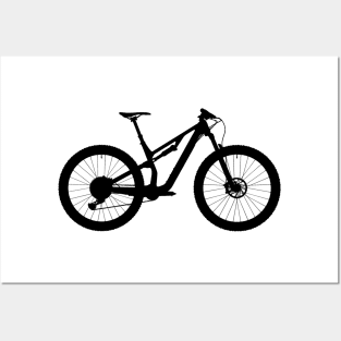 Canyon Neauron XC Mountain Bike Silhouette Posters and Art